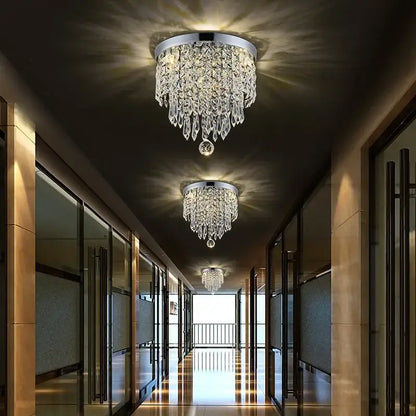 crystal ceiling chandelier living room luxury led light