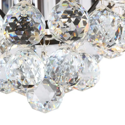 Luxury black and dark wood crystal ceiling fan for living room