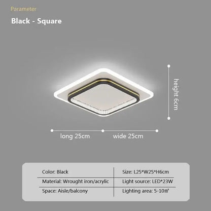 Modern gold crystal ceiling light for bedroom and living room