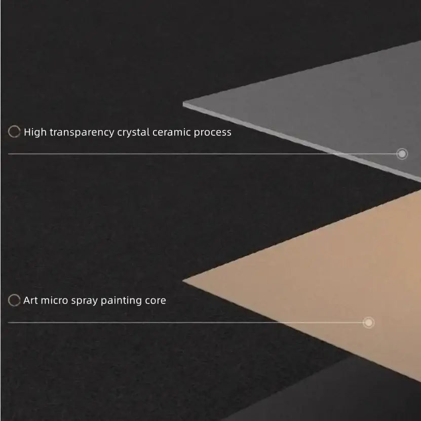 Modern ceramic led wall lamp moonlight landscape living room decor