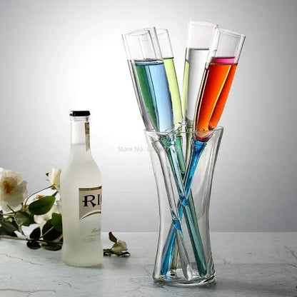 Modern crystal champagne wine glasses dining room cocktail goblet