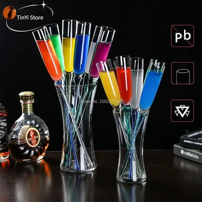 Modern crystal champagne wine glasses dining room cocktail goblet