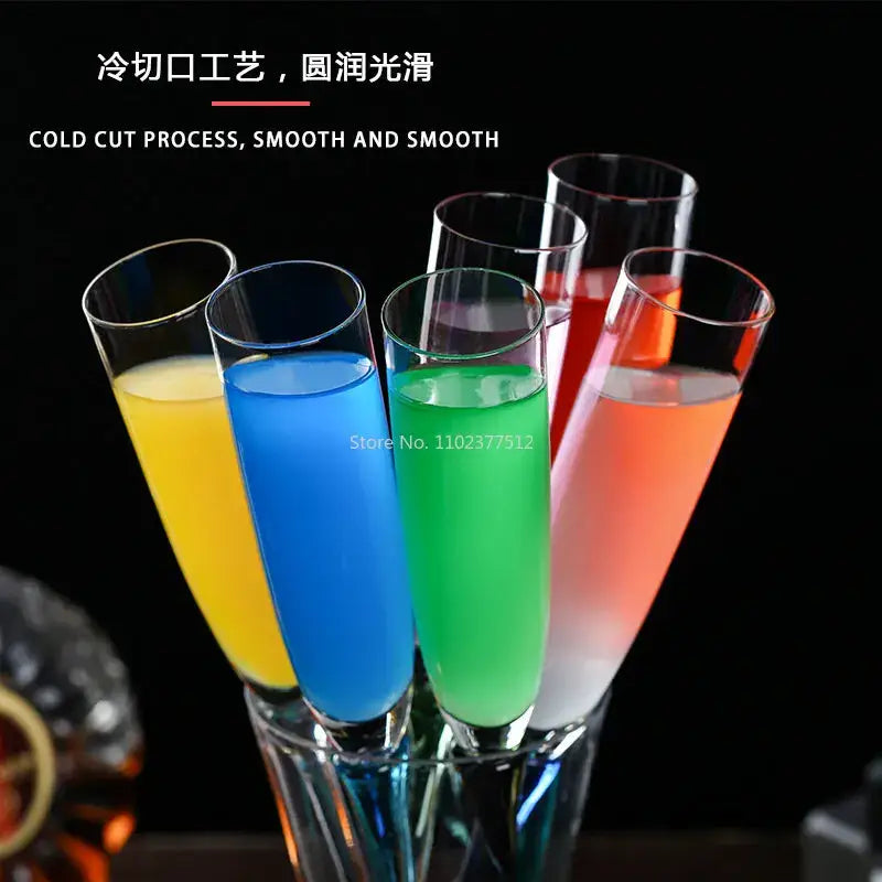 Modern crystal champagne wine glasses dining room cocktail goblet
