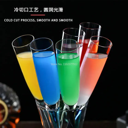Modern crystal champagne wine glasses dining room cocktail goblet