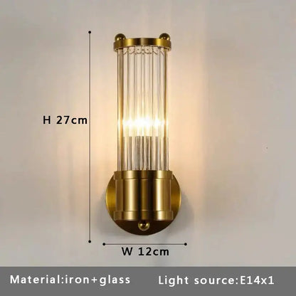 Brass crystal chandelier ceiling fan bedroom dimmable led lighting