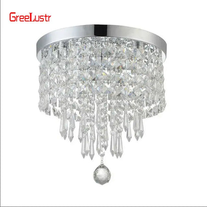 Modern gold crystal chandelier ceiling lamp kitchen fixture