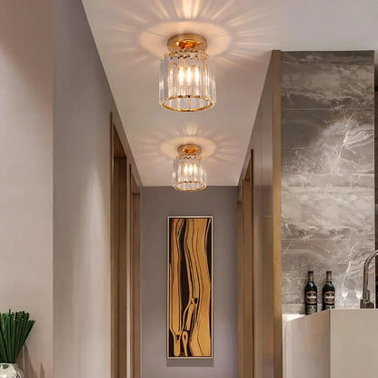 Modern crystal chandelier ceiling light living room pendant