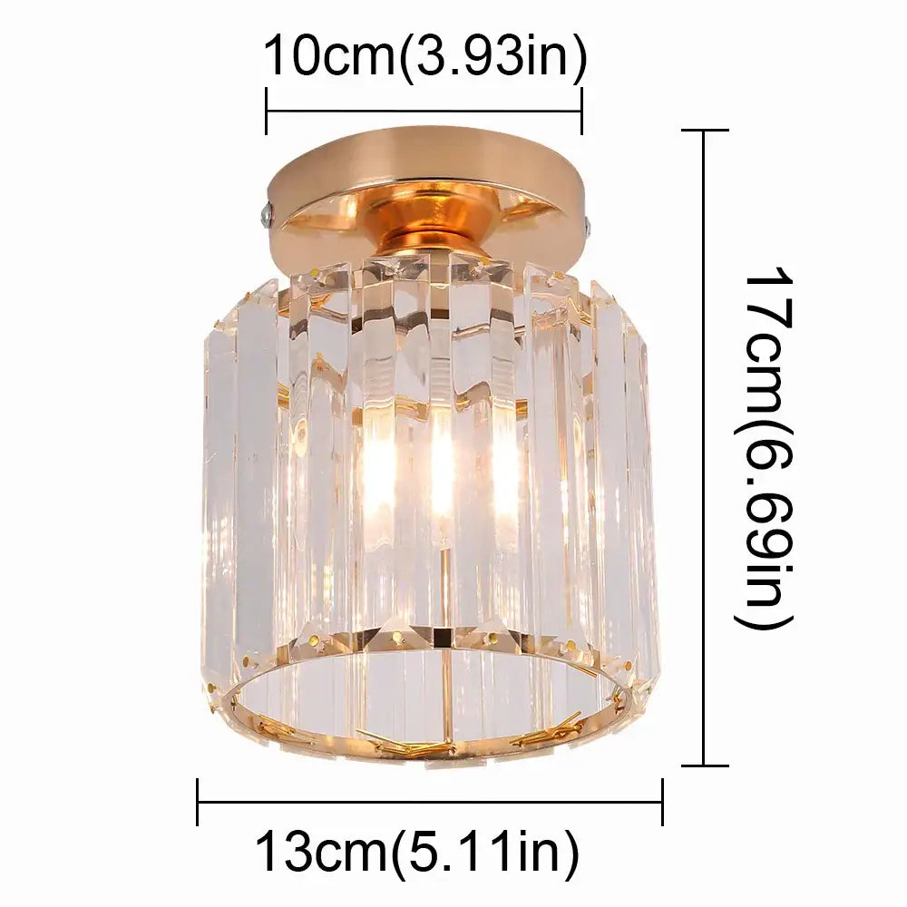 Modern crystal chandelier ceiling light living room pendant