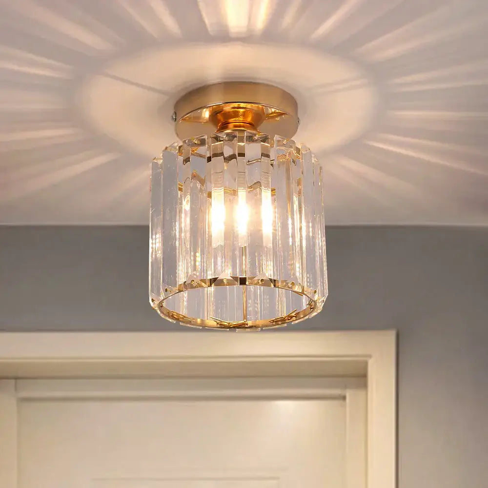 Modern crystal chandelier ceiling light living room pendant