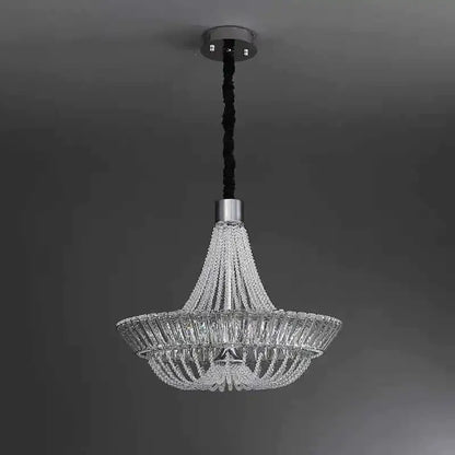 Modern chrome & gold decorbites crystal chandelier for living room