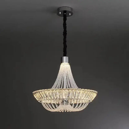 Modern chrome & gold decorbites crystal chandelier for living room
