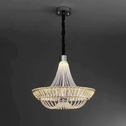 Modern chrome & gold decorbites crystal chandelier for living room