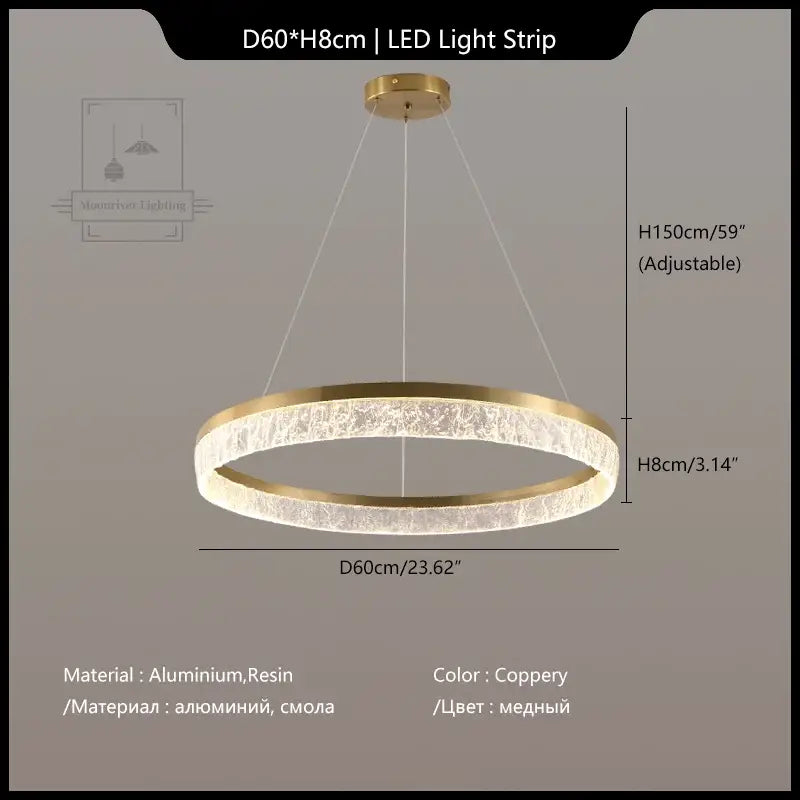 Modern gold crystal chandelier – dining room pendant light