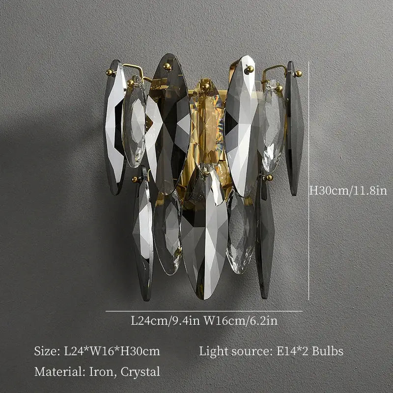 ™ Crystal Chandelier: Elegant Ceiling Hanging Light for Living Room & Dining Table
