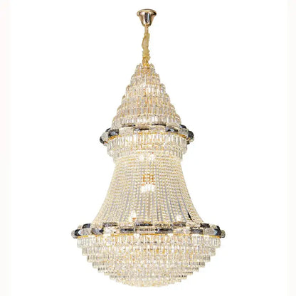 European gold crystal chandelier for living room luxury