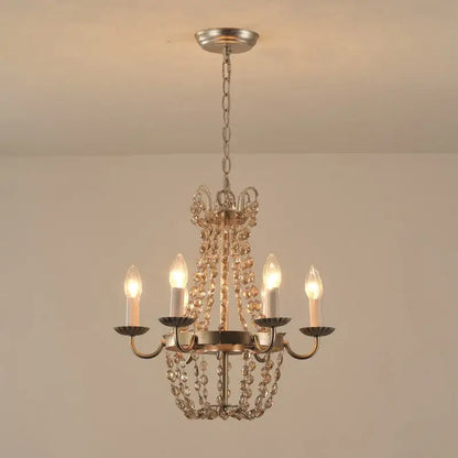 Antique brass crystal chandelier for dining room