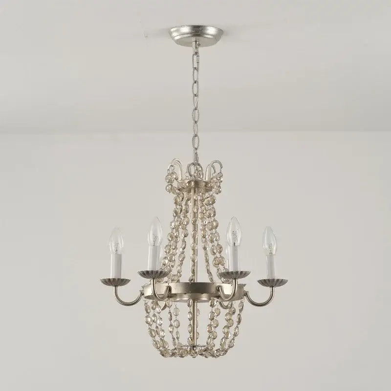 Antique brass crystal chandelier for dining room
