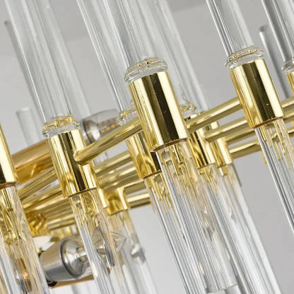 Elegant gold crystal chandelier dining room luxury pendant light