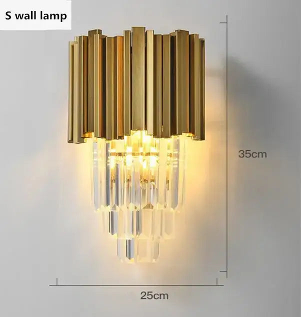 crystal chandelier gold brass and pink living room light