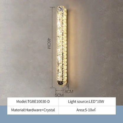 Modern rectangular crystal chandelier dimmable led ceiling light dining room