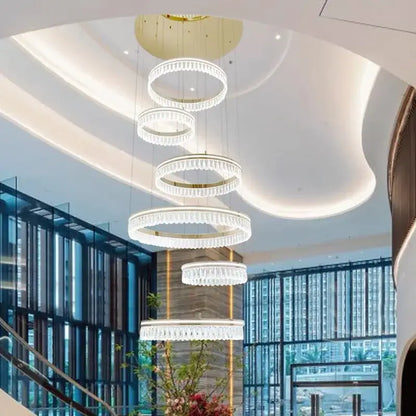 crystal chandelier modern gold tiered light for living room