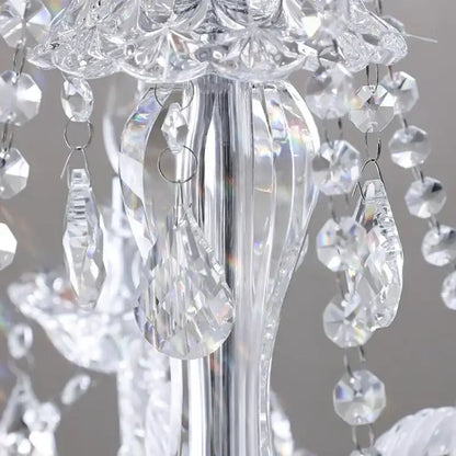 crystal chandelier living room teardrop glass pendant light