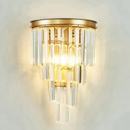 Modern gold crystal chandelier for dining room