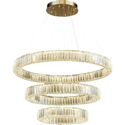 Modern gold spiral crystal chandelier for villa hallway