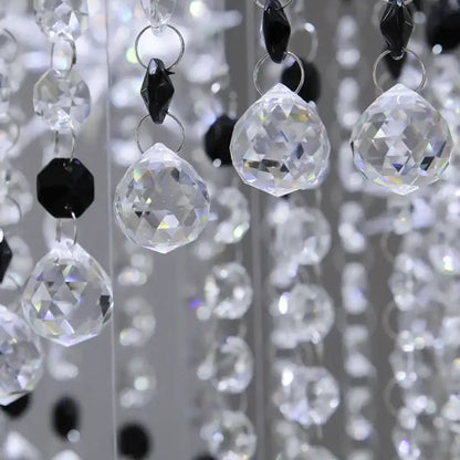 Modern spiral crystal chandelier for living room staircase