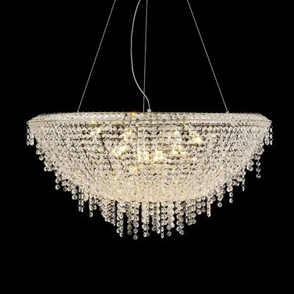 Modern luxury crystal chandelier dining room pendant light