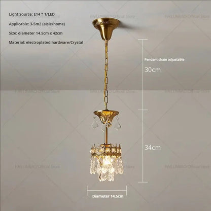 Modern golden crown crystal chandelier for dining room