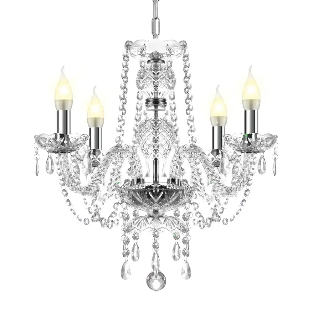 Luxury cognac gold crystal chandelier pendant light for dining room