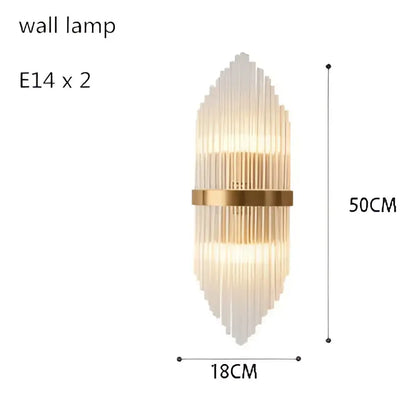 Modern gold crystal chandelier dining room pendant light