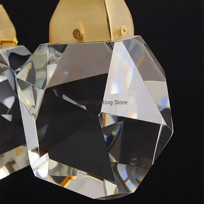 Modern gold crystal chandelier pendant lights for dining room