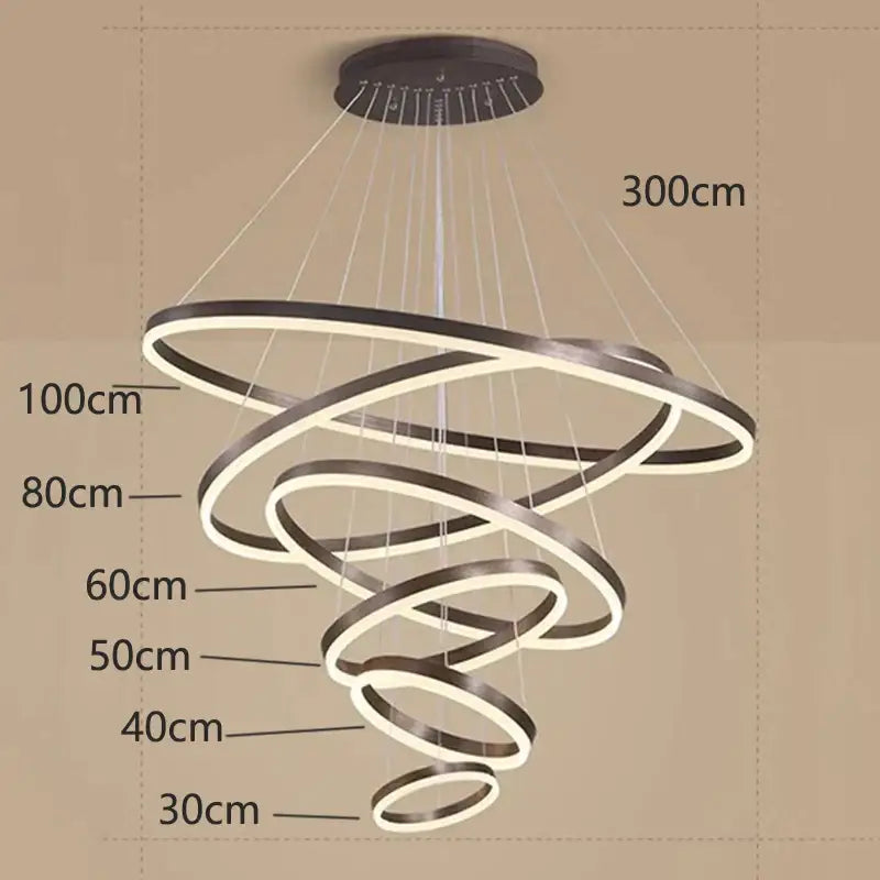 Modern spiral crystal chandelier stair pendant lamp living room