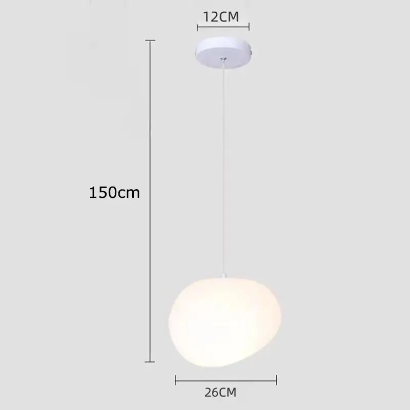 Modern minimalist white crystal chandelier stair pendant light living room