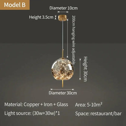 Modern gold crystal chandelier kitchen led pendant lights