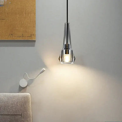 crystal copper chandelier living room clear glass light