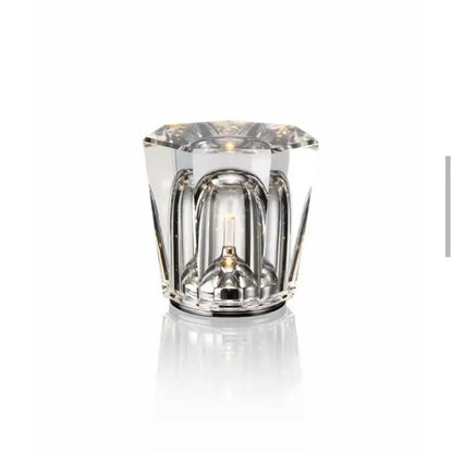 crystal diamond night light bedroom glass table lamp