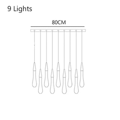 crystal drop chandelier gold glass dining room light