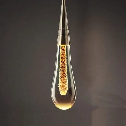crystal drop chandelier gold glass dining room light