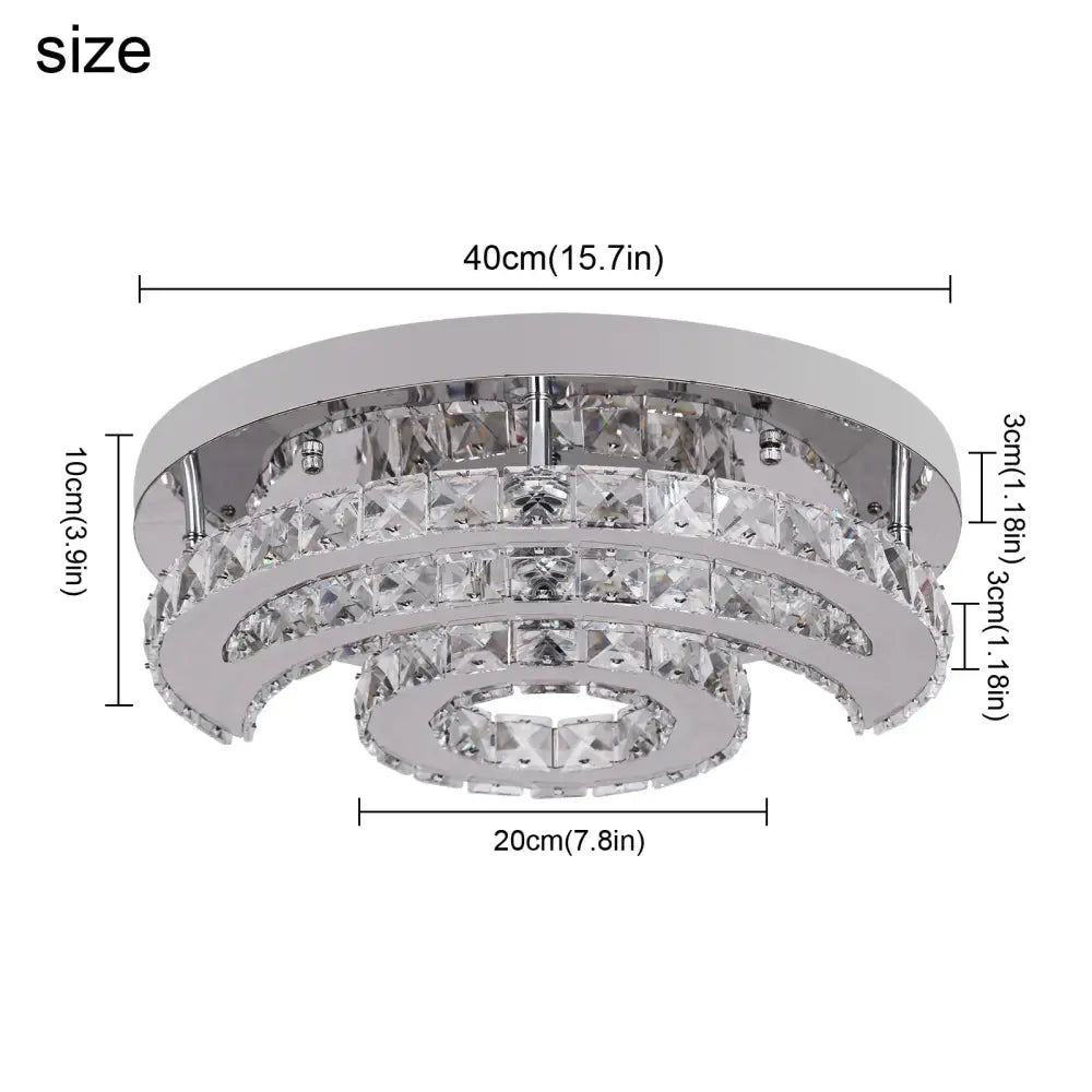 Decorbites crystal led sun moon spiral chandelier – dining room light