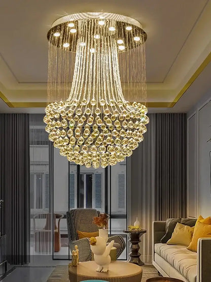 Modern luxury gold crystal light modern chandelier dining room