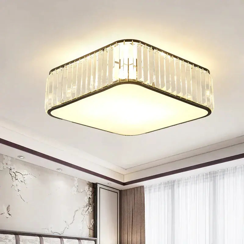 Modern cloud gold ceiling light living room crystal light