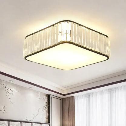 Modern cloud gold ceiling light living room crystal light