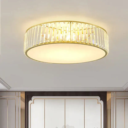 Modern cloud gold ceiling light living room crystal light