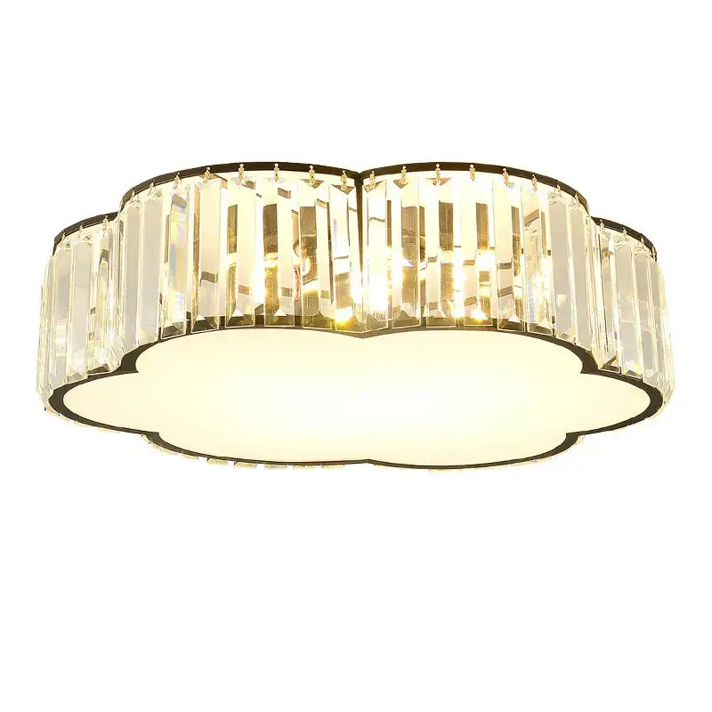 Modern cloud gold ceiling light living room crystal light