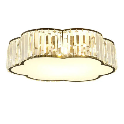 Modern cloud gold ceiling light living room crystal light