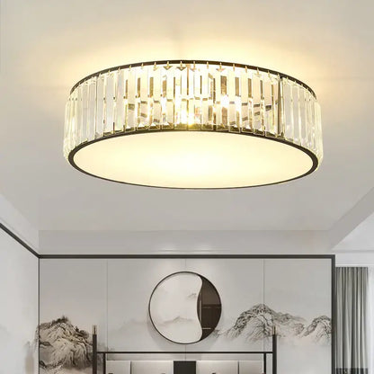 Modern cloud gold ceiling light living room crystal light