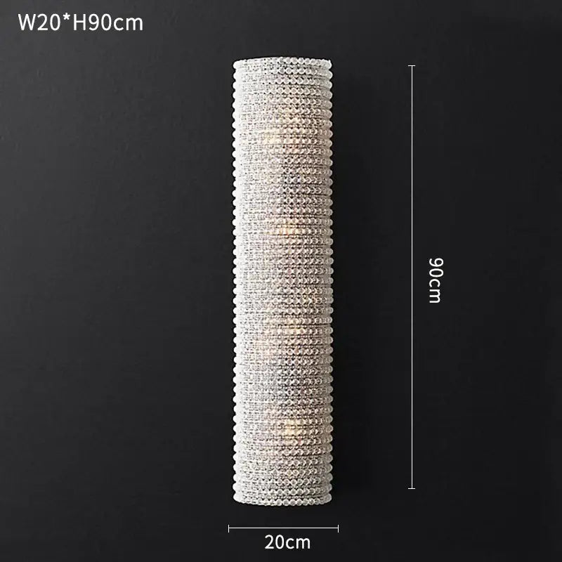 Modern luxury crystal loft chandelier living room pendant light